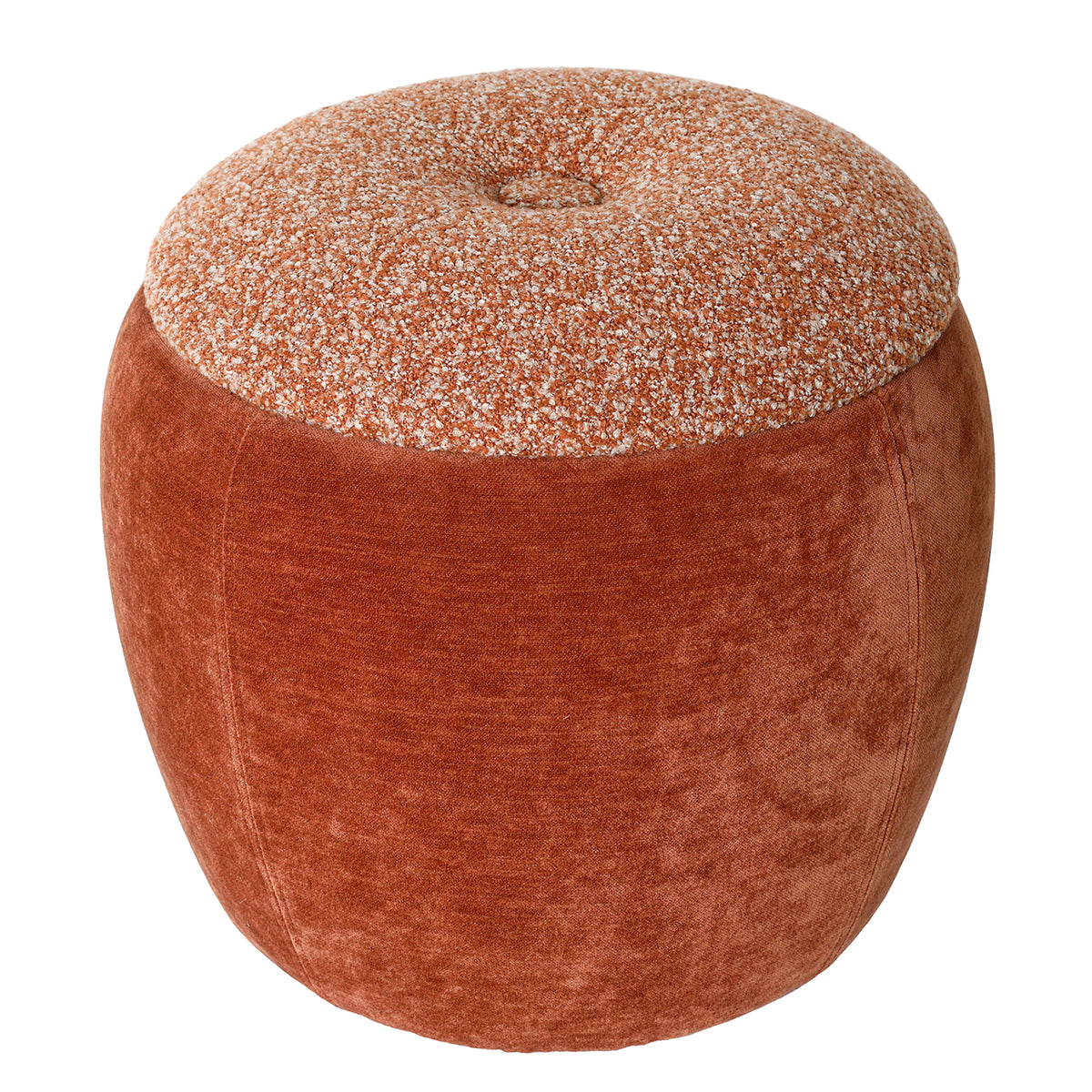 Boudoir Stool — Terracotta