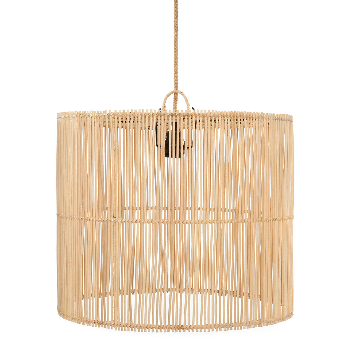Chacha Rattan Pendant Light – Natural, Medium – product view