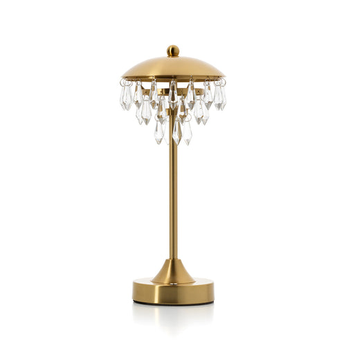 Chandelette Rechargeable LED Table Lamp – Brass – product view