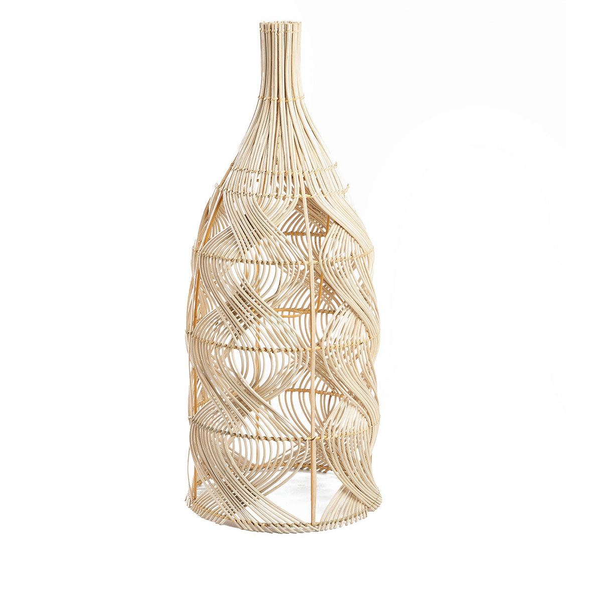 Garaffa Rattan Pendant Light – Natural, Large – product view
