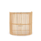 Gigi Rattan Wall Applique – Natural, Small – front product view on a white background