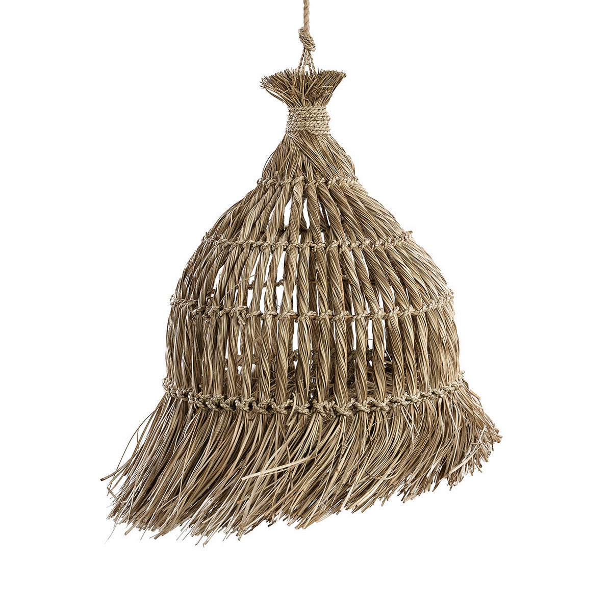 Guagua Mendong Grass Pendant Light – Natural, Large – product view