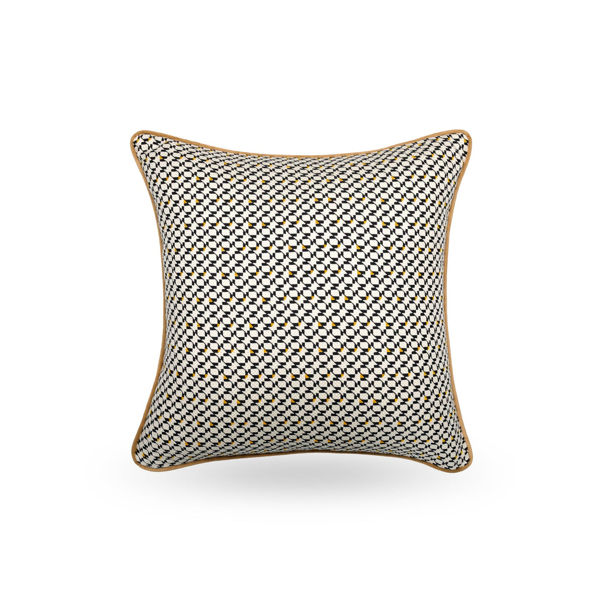 Ivara Cushion with Amber Piping