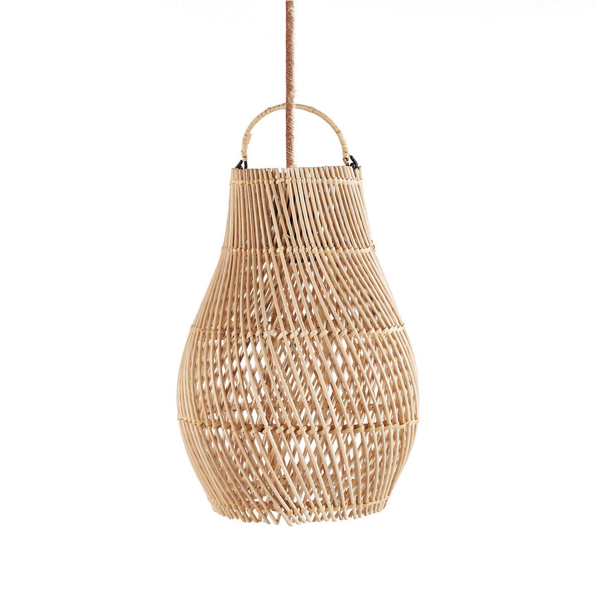 Piccolo Rattan Pendant Light – Natural, Small – product view
