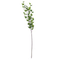 Full view of the Redbranch Leaf artificial foliage spray, with green leaves branching above a long reddish-brown stem on a white background.