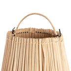 Shala Rattan Pendant Light – Natural, Large – upper opening and hanging loop detail