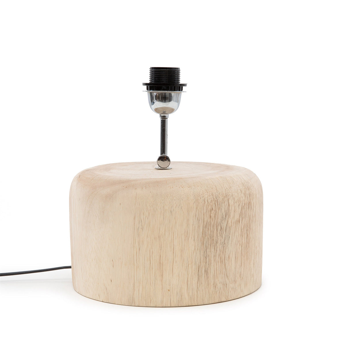 Teak Wood Table Lamp Base – Natural – product view