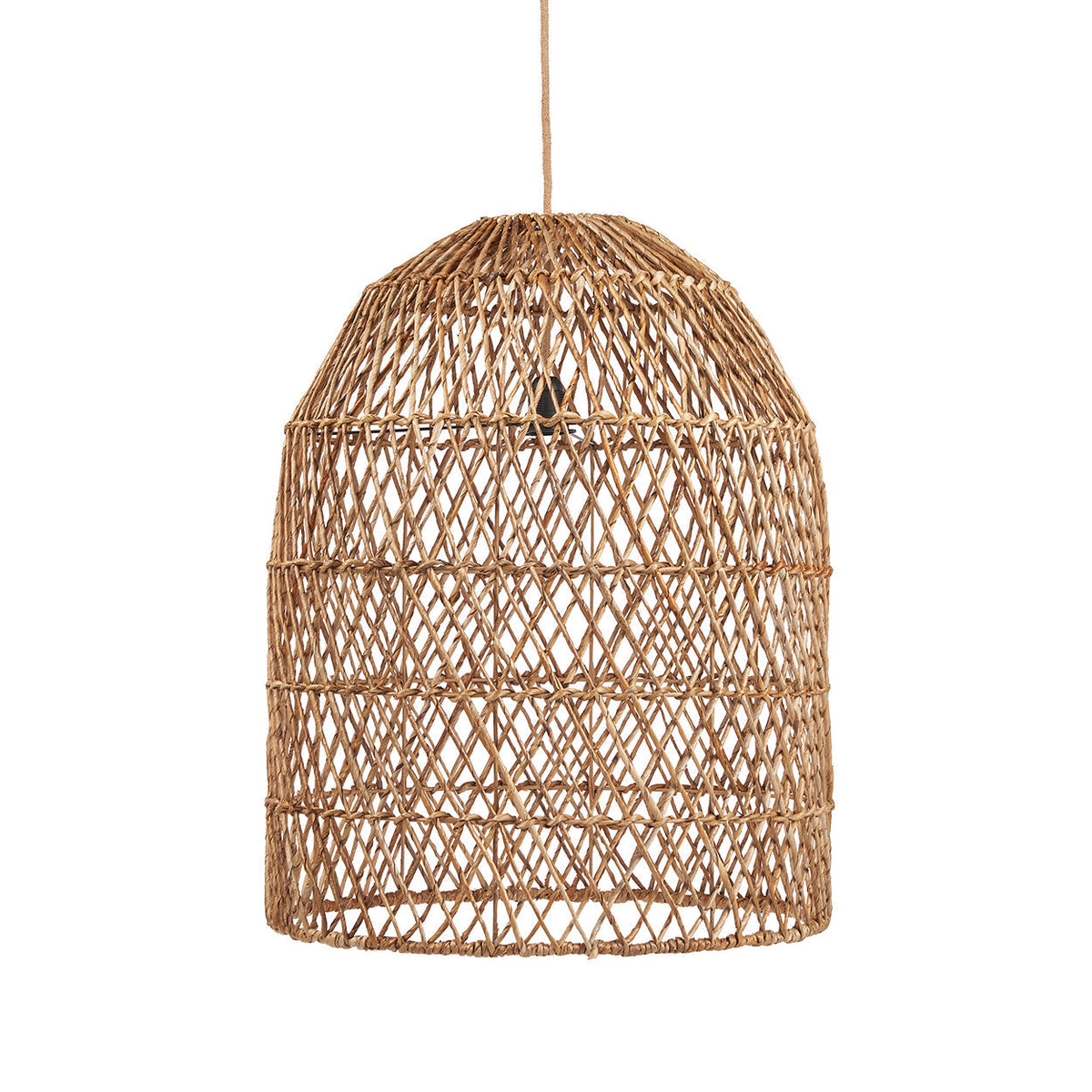 Xiomara Banana Leaf Pendant Light – Natural, Extra Large — front suspended product view